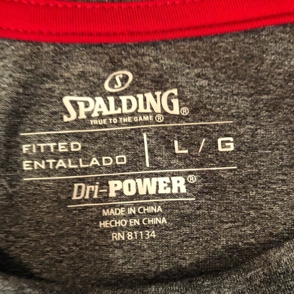 MEN’S Spalding Size Large T-Shirt - Picture 3 of 6